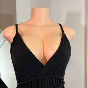 ISSI Black Strapless Women's Dress